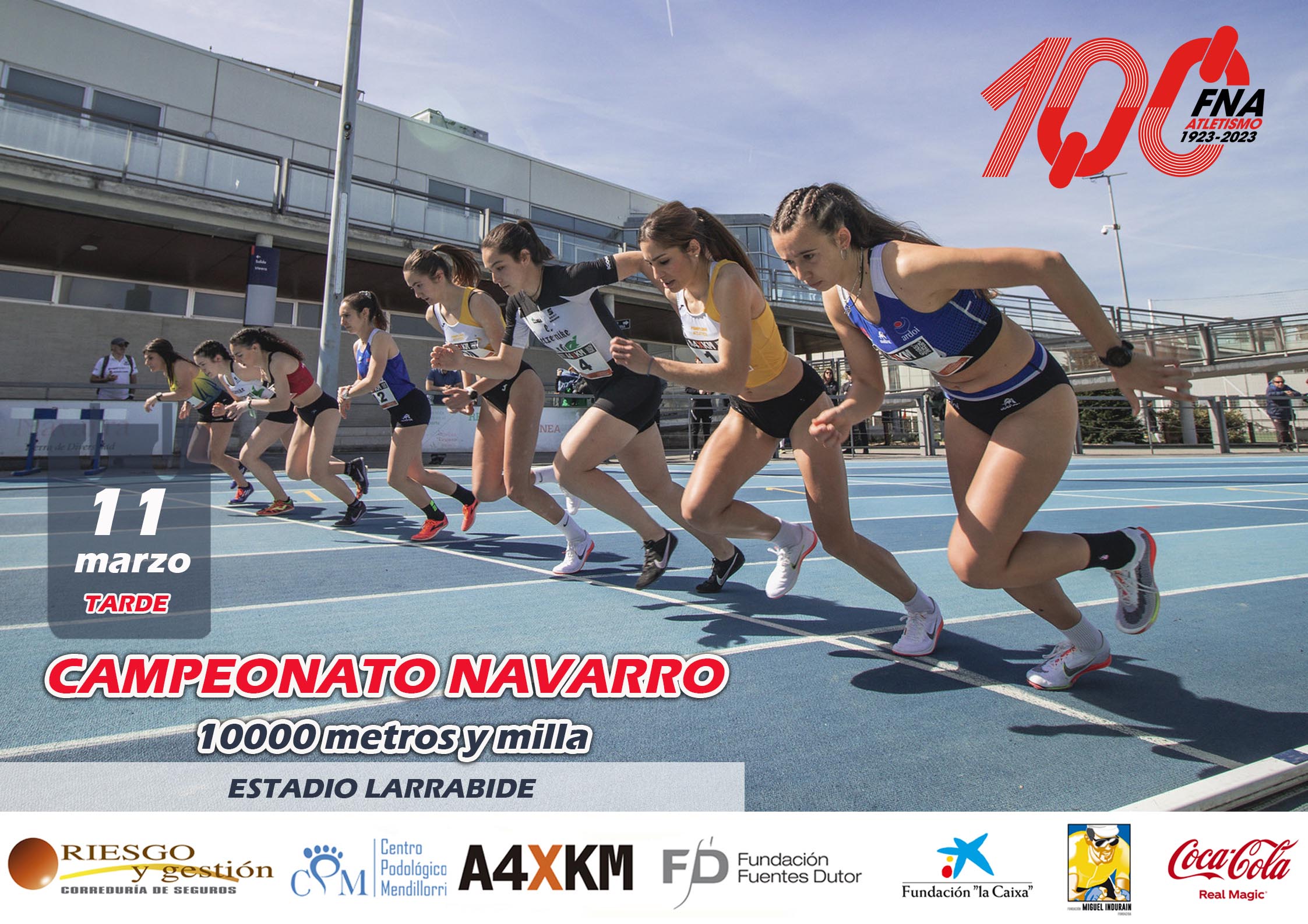 Listado provisional inscritos Campeonato Navarro 10.000 y Milla